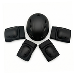 CHANTY Kids Helmet + Pads – Black